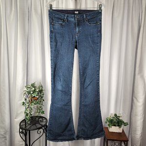PAIGE jeans LOU LOU Flare Leg Size 27 - 30.5" inseam - TRANSCEND denim - USA